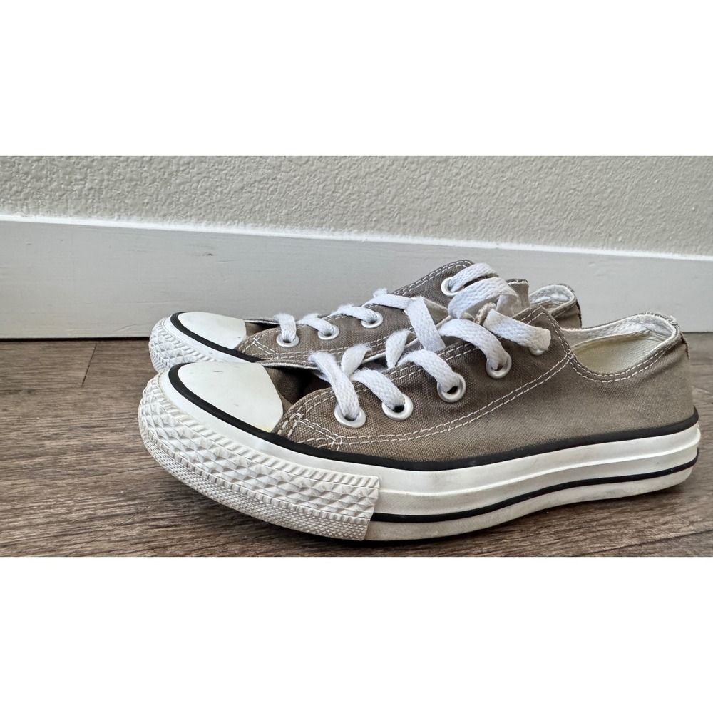Converse Chuck Taylor All Star Low Top Charcoal Grey Sneakers  Womens 6 - Picture 3 of 4